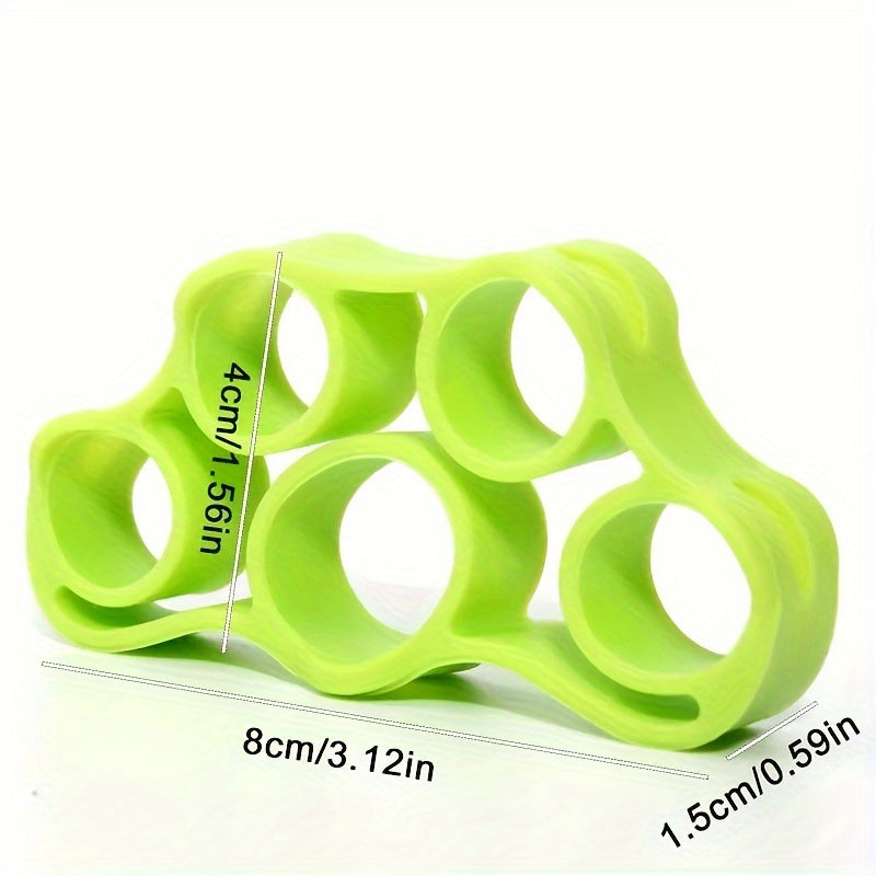 6pcs Silicone Finger Trainer Finger Pull Ring Finger Exerciser