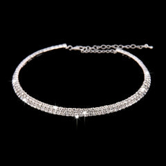 Zircon Bridal Jewelry Set: Necklace, Earrings, Bracelet