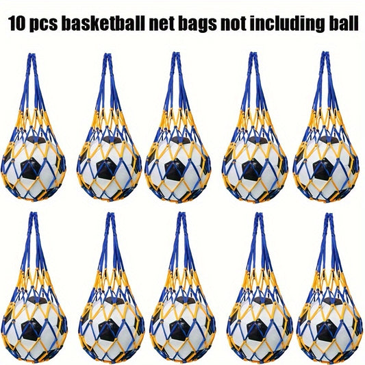 10PCS Mesh Storage Net Bag for Sports Equipment