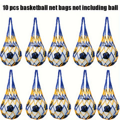 10PCS Mesh Storage Net Bag for Sports Equipment