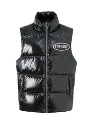 Sleeveless Solid Vest With Pockets for Winter & Fall
