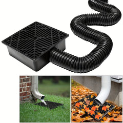 Catch Basin Downspout Drain Pipe Adapter Outdoor Sewage Pipe Downspout Extender