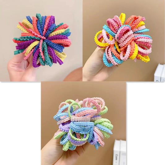 Colorful Hair Ties Hair Bands Set for Baby Girls