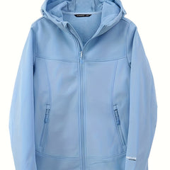 Women's Waterproof Hooded Jacket for Hiking