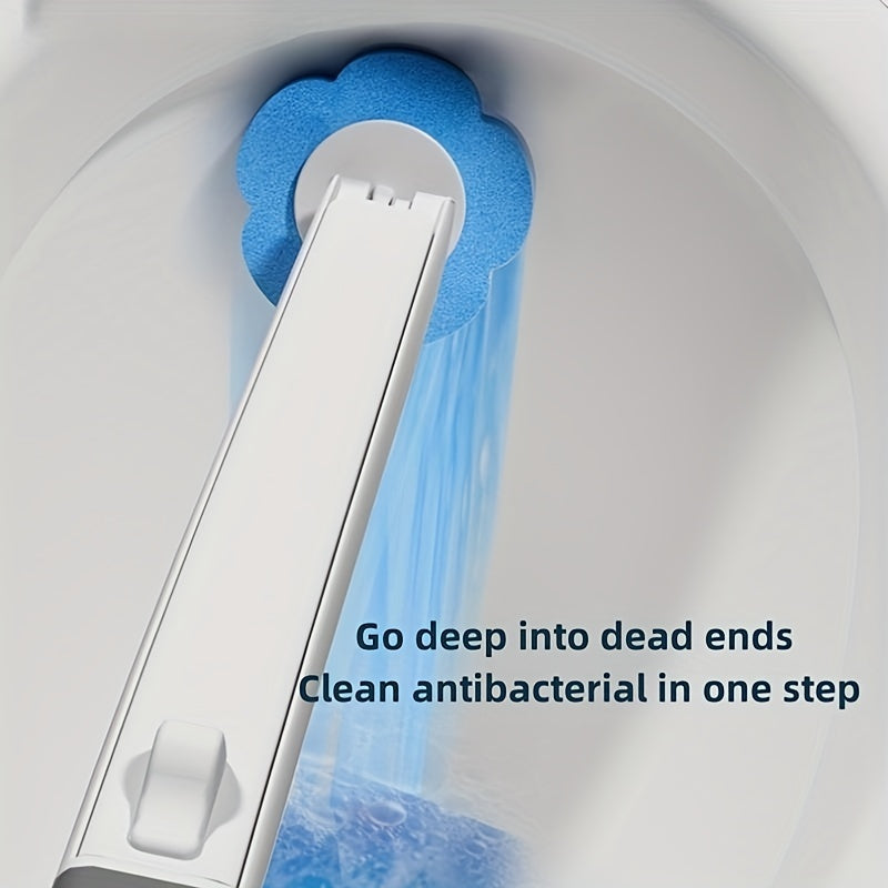 Disposable Toilet Brush Set for Sterile Toilet Cleaning