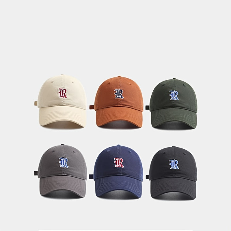 Embroidered Baseball Cap All Seasons Peaked Cap
