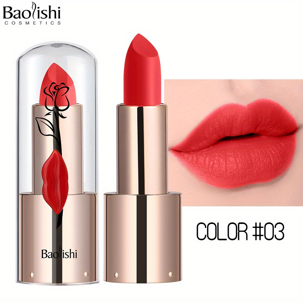 Velvet Matte Lipstick Waterproof Lip Print Golden Tube