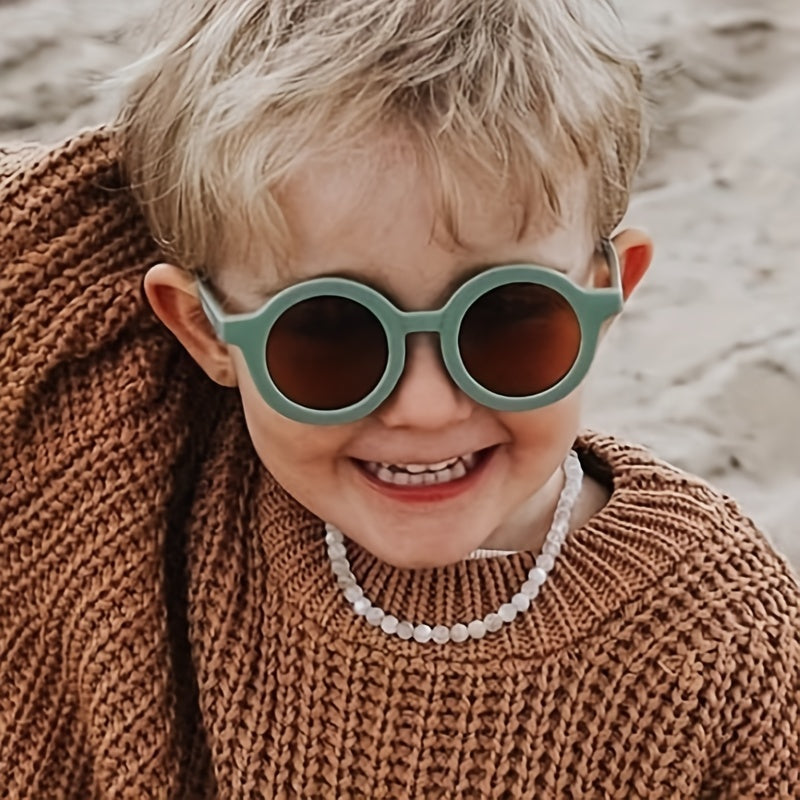 Round Frame Sunglasses UV Protection for Summer Party Outdoor Travel