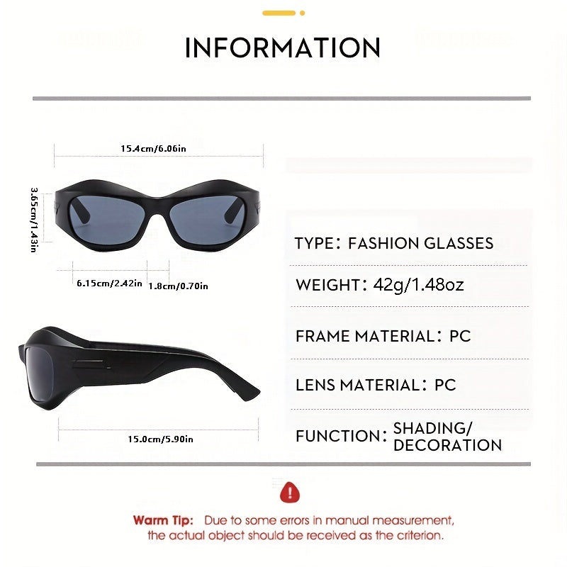Y2K Wrap Around Sunglasses UV400