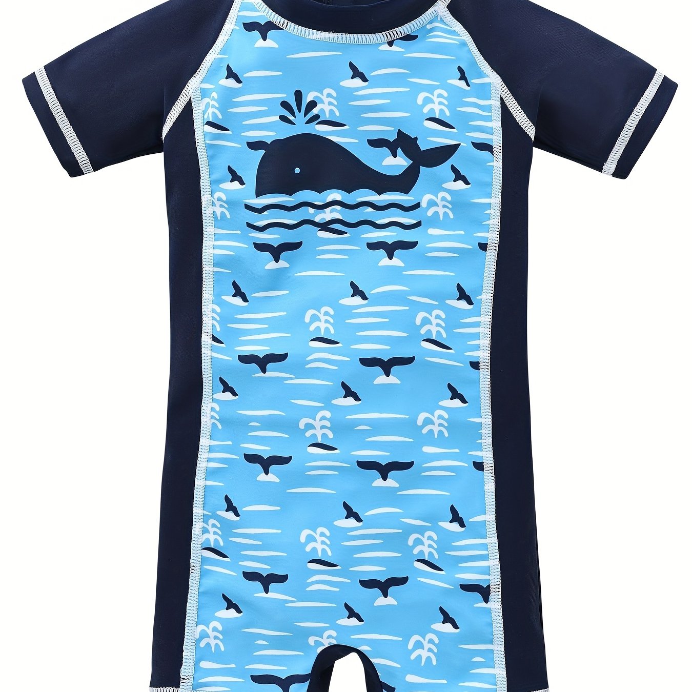 Whale Boys' Swimsuit & One Piece for Surfing Fun