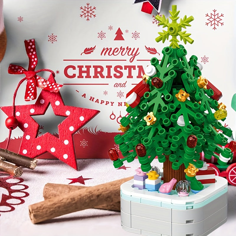 Handcrafted Christmas & Orange Tree Combo Set