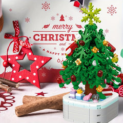 Handcrafted Christmas & Orange Tree Combo Set