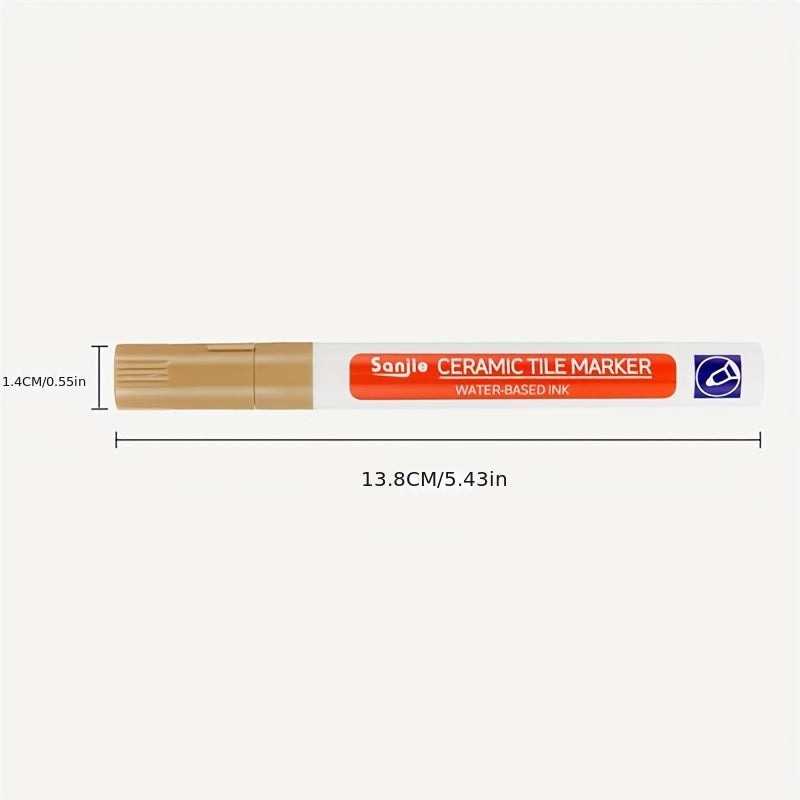 Waterproof Tile Marker Grout Pen Wall Seam Pen for Bathroom Decontamination