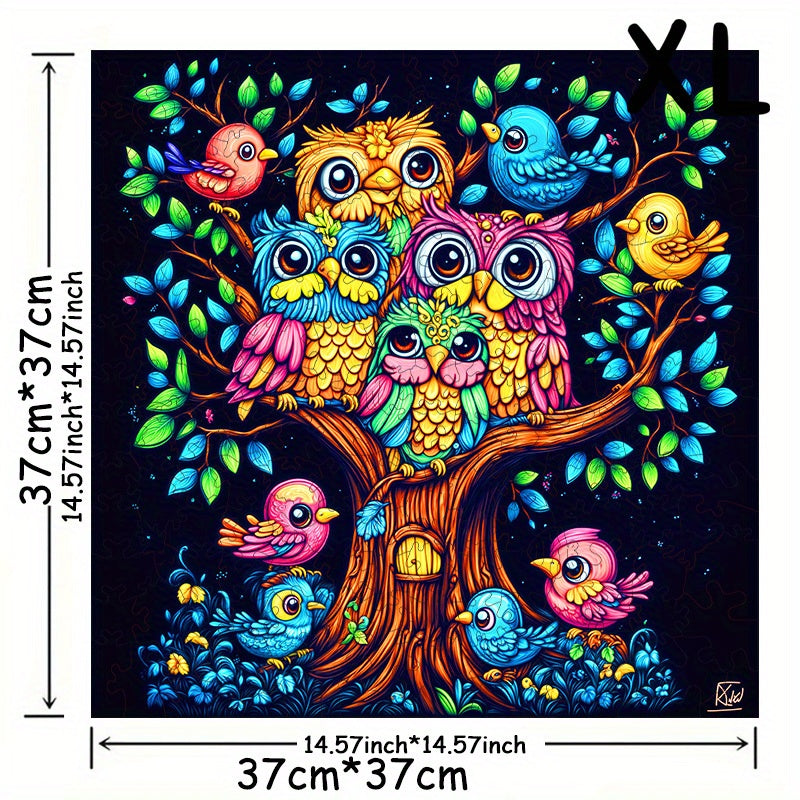 Tree Owl Hot Wooden Puzzle for Age 3+