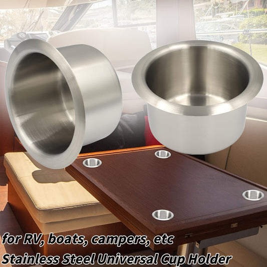 Stainless Steel Cup Holder for RV Boats Campers