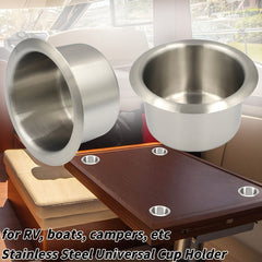 Stainless Steel Cup Holder for RV Boats Campers