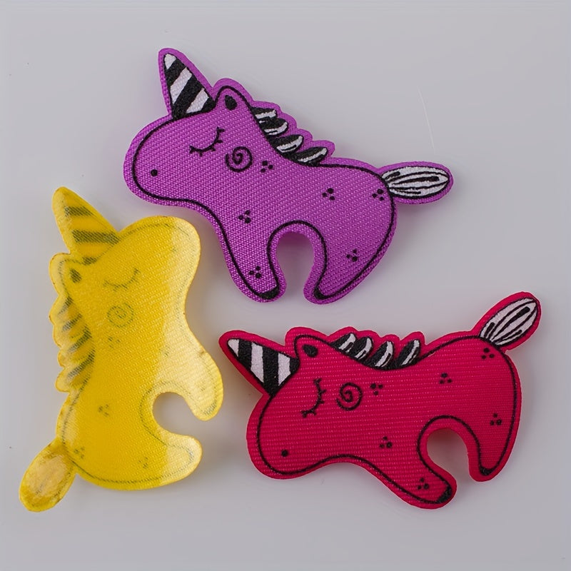 3pcs DIY 3D Printing Animal Cloth Stickers for Kids Clothing Decoration