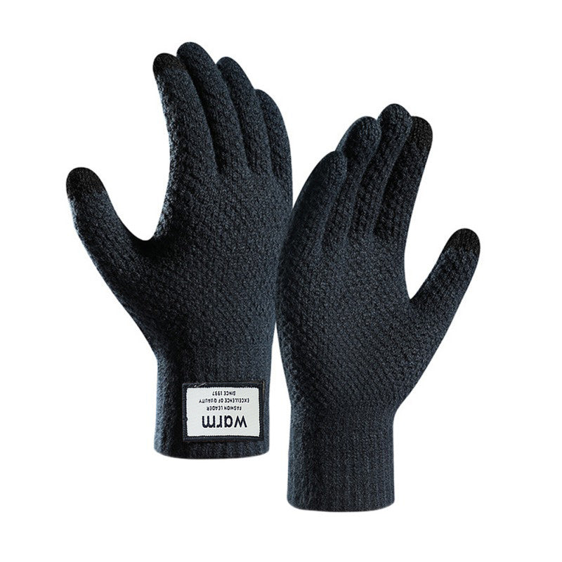 Touch Screen Winter Warm Knitted Gloves for Men & Women
