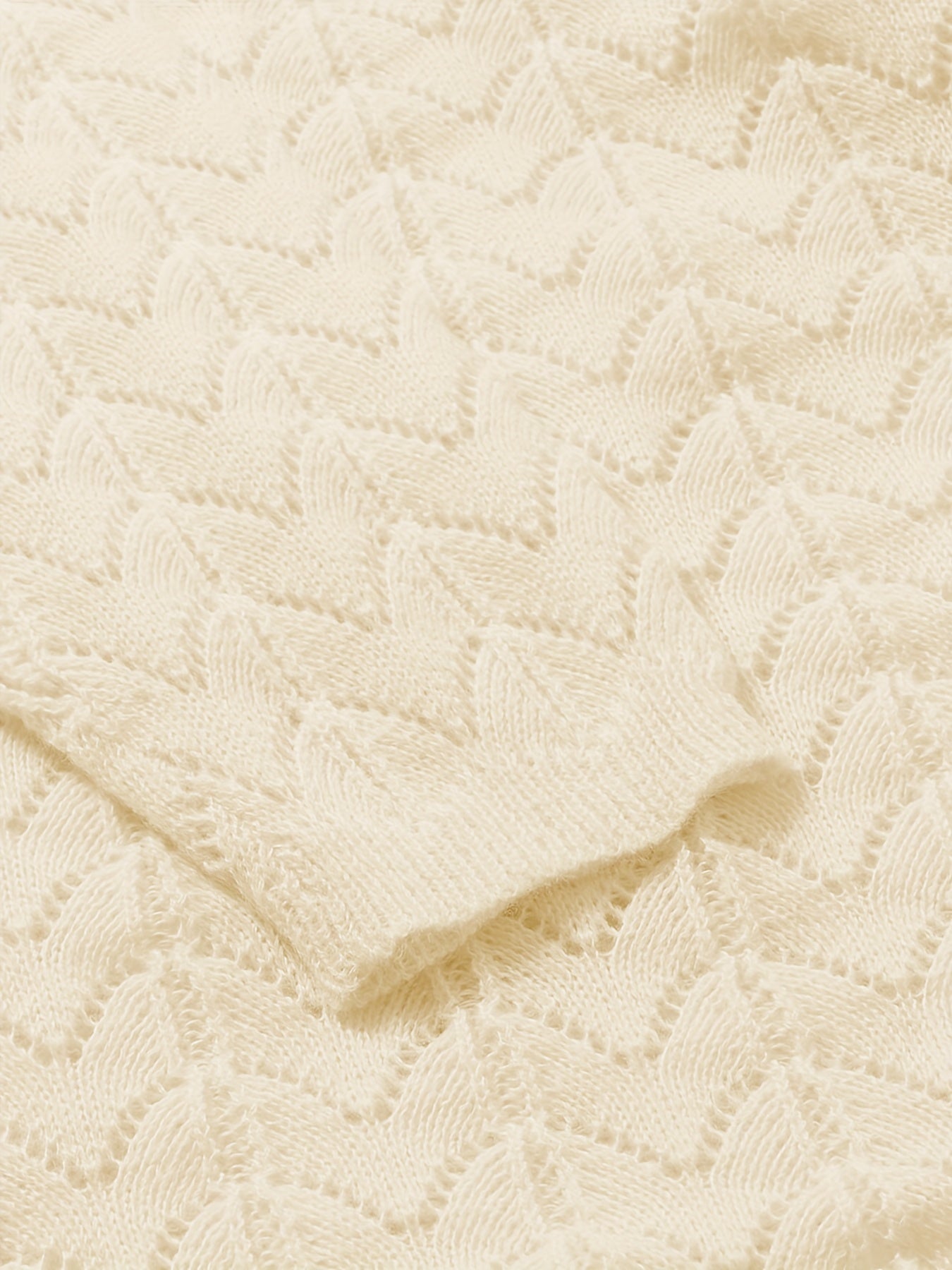  Eyelet Embroidered Long Sleeve Cardigan