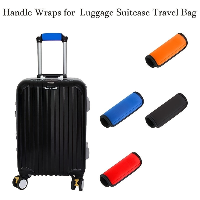 2pcs Luggage Handle Wraps Bright Comfort Soft Handle Covers