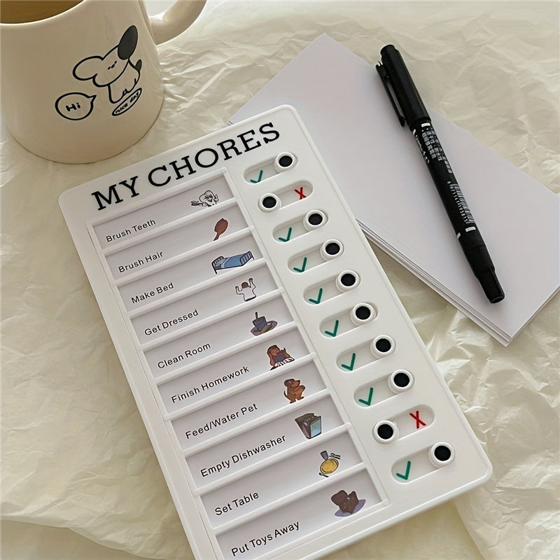 Portable DIY Sliding Routine Chart Daily Schedules & To Do Lists