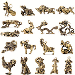 Men's Chinese Zodiac Animals Pendant Accessories Gift for Friends