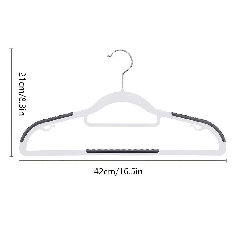 Dual Use Non-Slip Hanger for Wet and Dry Clothes