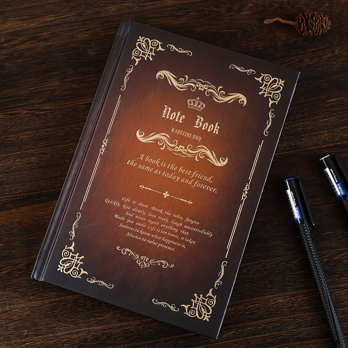 Retro Magic Clerk Book 120 Sheets 141x207mm British Style Inner Pages