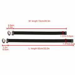 Faux Pearl Bow Buckle Elastic Belt Decorative Girdle