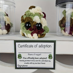 Handcrafted Plush Flower Ball - Ideal Home Decor & Gift - Ivory/Red/Green
