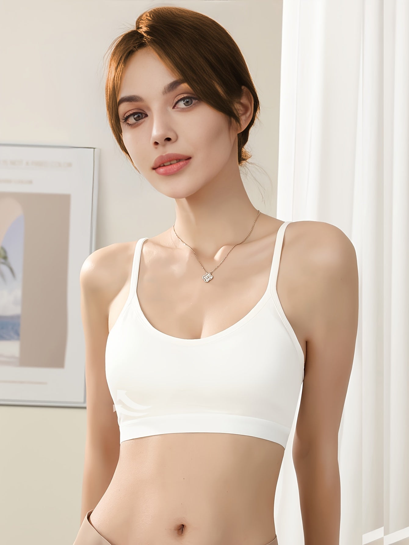 Comfy Wireless Padded Bra Breathable Lingerie