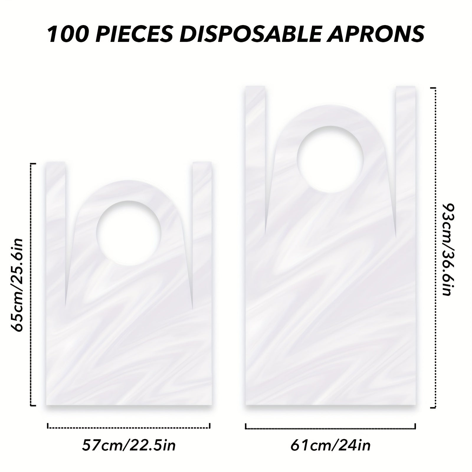 Disposable Aprons for Barber Hair Cut - 50/100pcs Anti Dirt Aprons