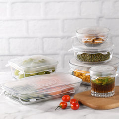 6pcs Silicone Fresh keeping Cover Kitchen Storage Food Preservation
