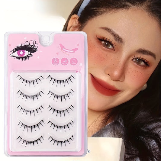 5 Pairs Little Devil Style False Eyelashes