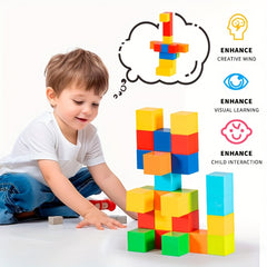 Magnetic Building Blocks DIY Toy 150pcs 15 Colors