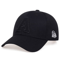 Men's A Letter Patch Baseball Cap