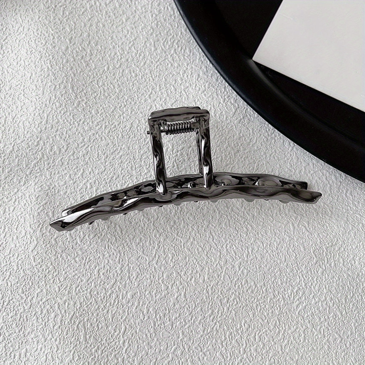 Metal Style Large Hair Claw Headwear Back Head Claw Shark Claw Hair Accessories
