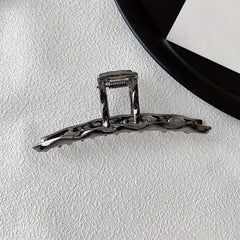 Metal Style Large Hair Claw Headwear Back Head Claw Shark Claw Hair Accessories