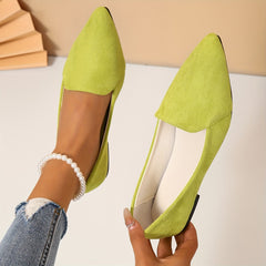 Women's Pointed Toe Ballet Flats Soft Sole Shoes