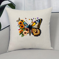 Sunflower Butterfly Iron on Stickers DIY Clothing Accessories