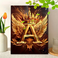 DIY Painting by Numbers Kit Letter A Personal Collection Christmas Birthday