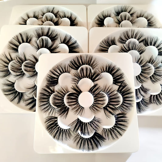 35 Pairs 25mm Fluffy Dramatic False Eyelashes Cosplay Manga Extension