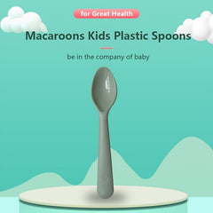 6pcs Kids BPA-Free Plastic Spoons for Baby and Children