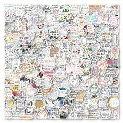 200 Bible Verses Stickers Vinyl Scrapbook Laptop Water Bott