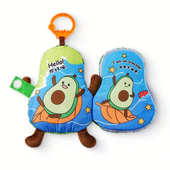 Avocado Cloth Book Baby Educational Toys Not Tear Rotten Gnaw