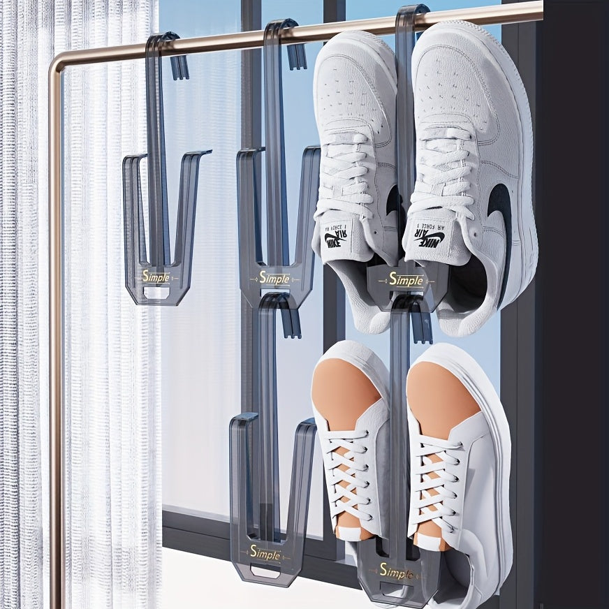 Home Drying Shoe Rack Windproof Hook Sun Shoe Dryer