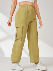  Y2K Cargo Pants Women's Plus High Rise Straight Leg Pants