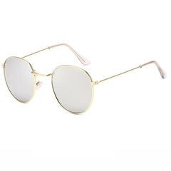 Vintage Oversized Round Sunglasses Women Sun Protection