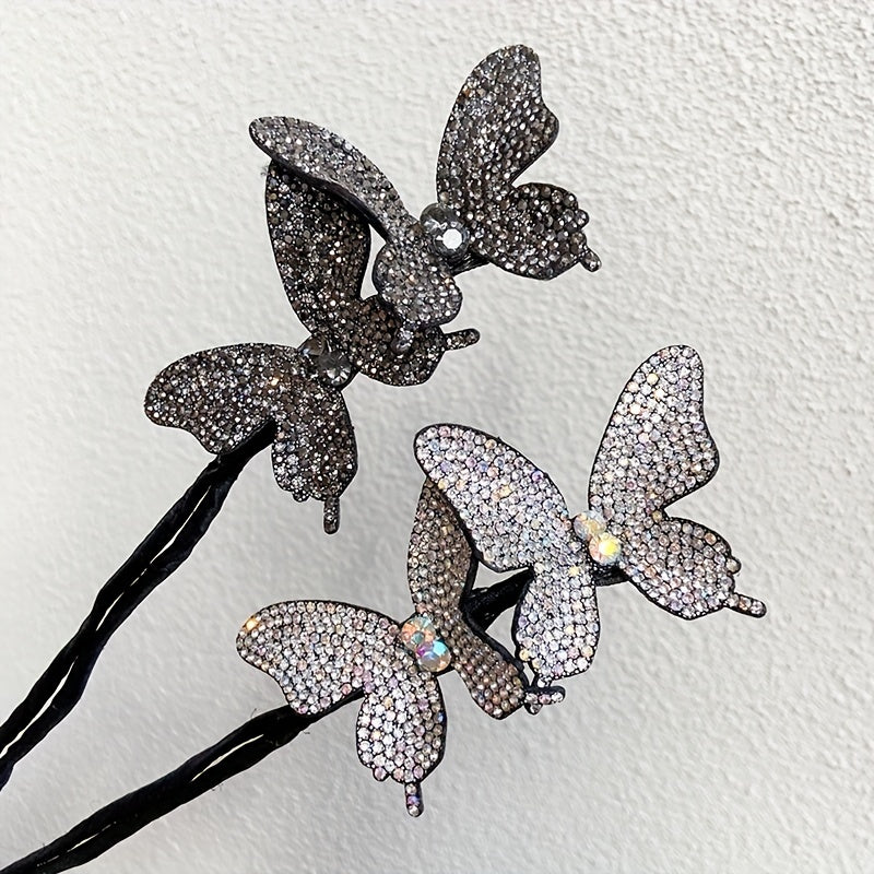 Butterfly Plate Hair Clip Hair Accessory Headwear For Women