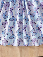 Girls Short Sleeves Princess Dress for Party Kids Summer Clothes